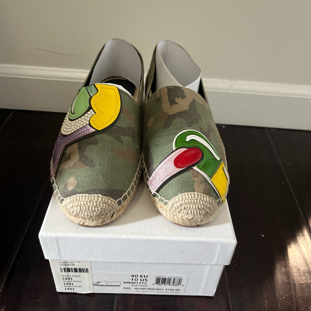 MARC JACOBS camo espadrilles